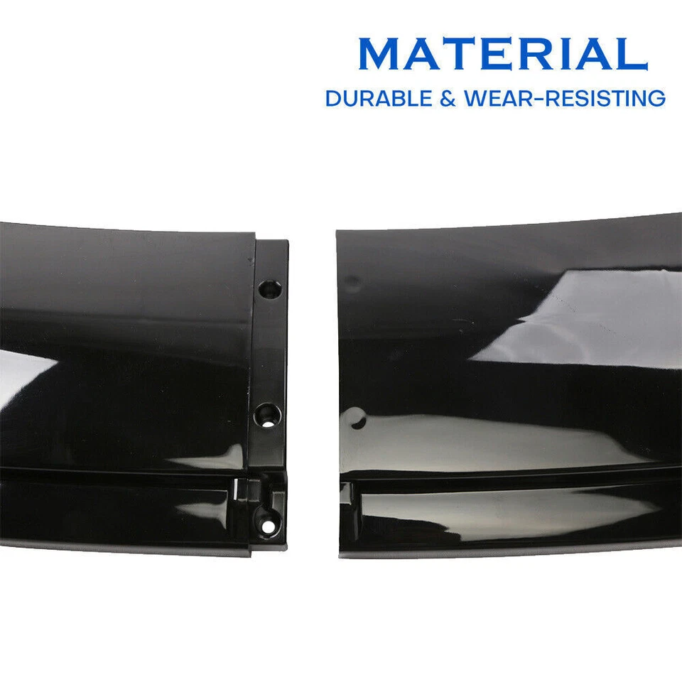 Front Bumper Lip Splitter Spoiler +Strut Rods Bar Rods For Land Rover Range R Foto 4 de 4