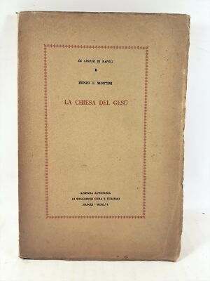 Renzo U. Montini La chiesa del Gesù 1956 Neapel