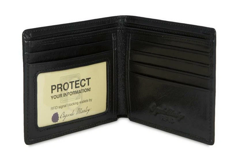 Osgoode Marley RFID Leather Checkbook Wallet 1236