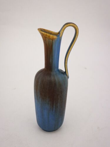 Blue & Brown Vase - Gunnar Nylund - Rörstrand - Midcentury Modern Design - Picture 2 of 6
