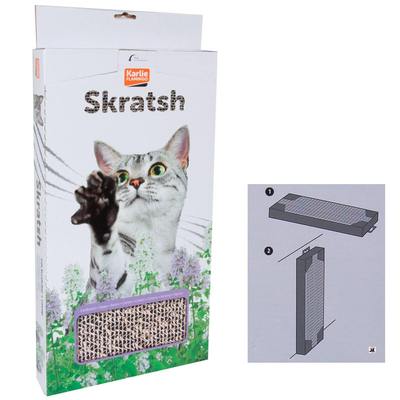 Kratzpappe Katzen Kratzbrett mit CatNip, Scratching Board Cat Scratcher