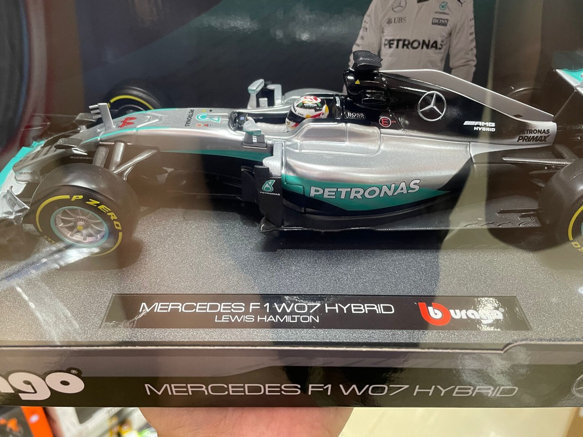 ミニカー Mercedes F1 W07 Hybrid 2016AbuDhabi 1/18 MERCEDES F1 W07 Hybrid, Lewis Hamilton, 1/18 SCALE | eBay
