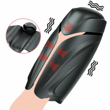 Male-Automatic--Masturbator-Cup Electric-Sex-Machine Hands free Penis Vibrator