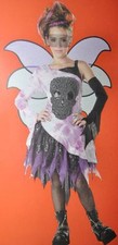 Beautiful Youth Girl Tween SKULL FAIRY Costume Sz Large 10 - 12 NEW