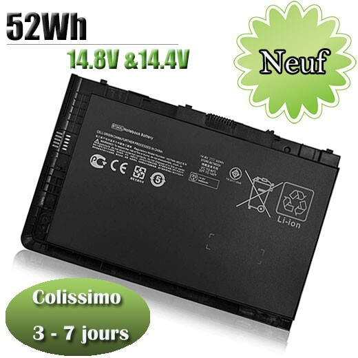 Batterie BT04 pour HP Folio 9470M 9480M - Alimentation PC portable 687517-171 BA06XL