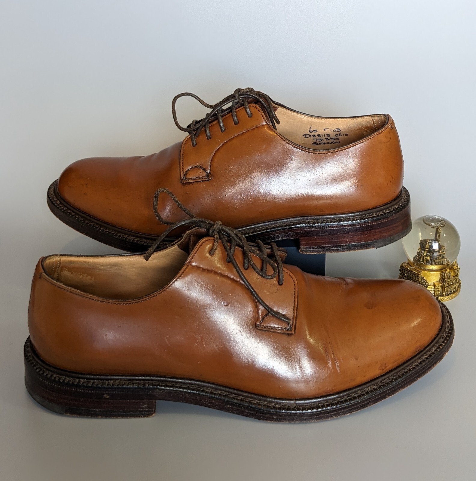 SAOLA CHURCH'S SHANNON Sandalo in pelle da uomo Derby taglia 6 5 F UK 7 5 US 40 EU