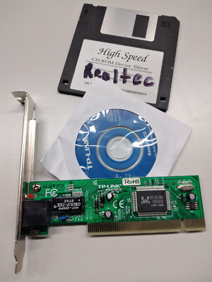 TP-Link Netzwerkkarte LAN Realtec-Chip RTL8139D Etherlink 10/100 Mb/s PCI RJ-45