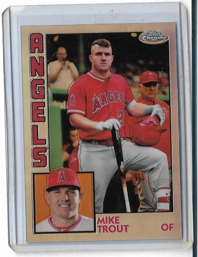 Mike Trout 2019 Topps Chrome 1984 Topps Anniversary Refractor 84TC-17