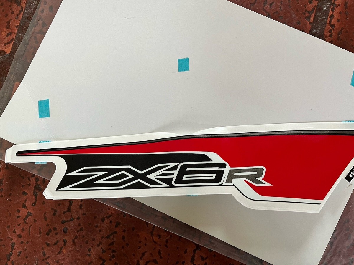 ＡＡＡ Kawasaki ZX-6R ZX600 2012 SIDE COWLING DECAL RH 56069-1661