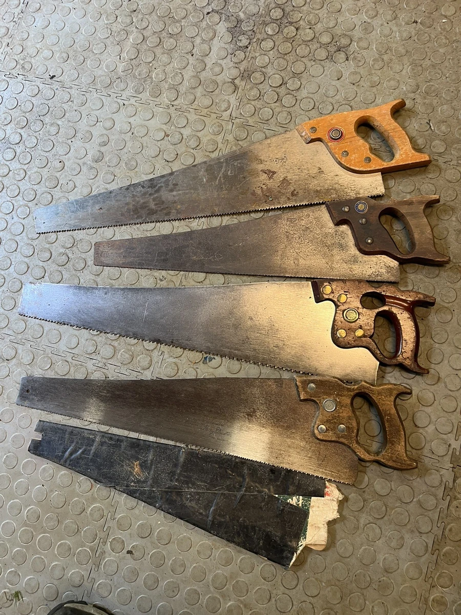Vintage Wooden Hand saws spear and Jackson plus others