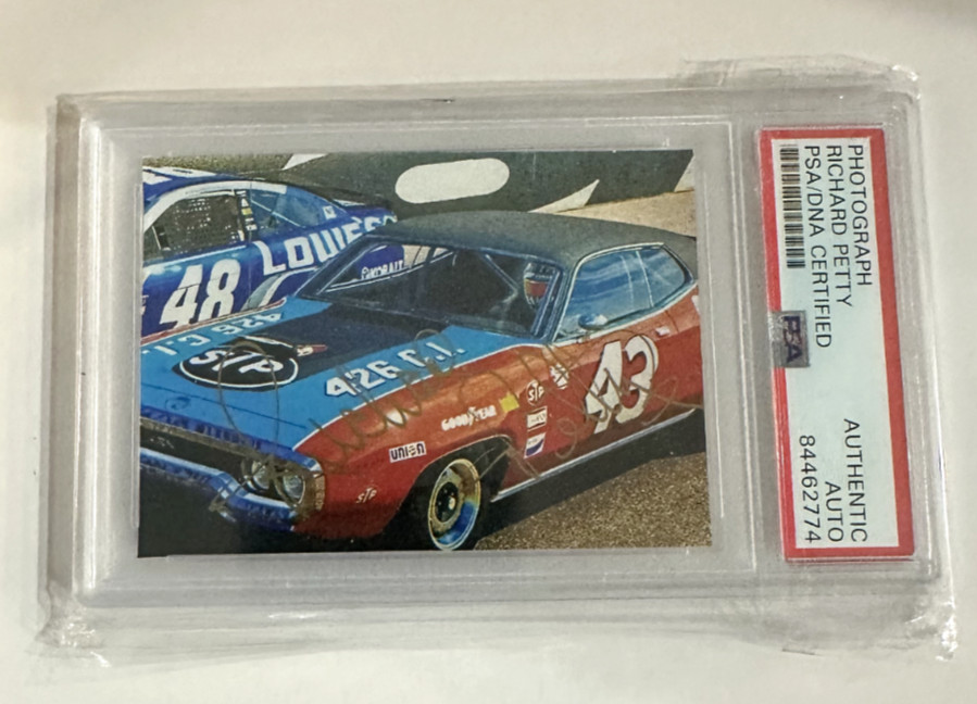 RICHARD PETTY NASCAR SIGNED PHOTOGRAPH AUTOGRAPH PSA DNA CERTIFIED PICTURE