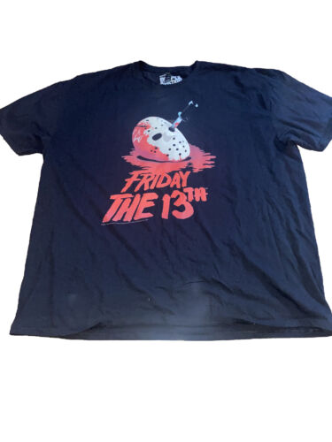 Friday the 13th Thread Pixel Men's Black T-Shirt - S