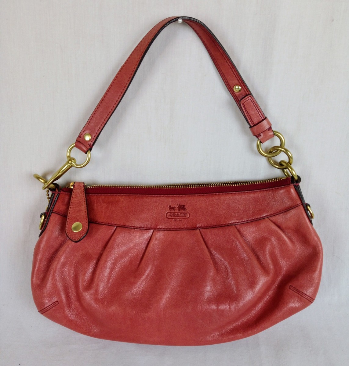 バッグ Vintage Coach USA Shoulder Bag Leather Coach Vintage Bag Taylor 9944 Leather Hand Bag USA made 80