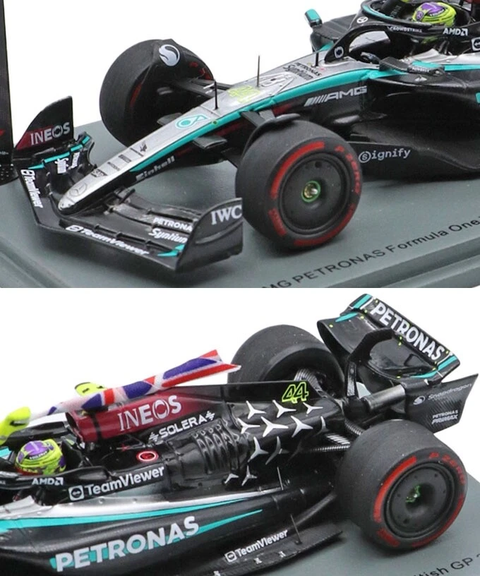 Spark S9533 Mercedes-AMG W15 Winner British GP 2024 - Lewis Hamilton 1/43 Scale - Image 4 of 4