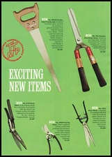 1965 True Temper Tools Pruning Hedge Saw Grass Shears Vintage Print Ad