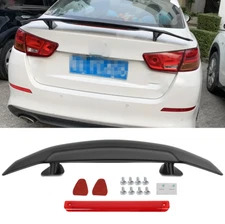 Matte Black 47" Rear Boot Trunk Spoiler Wing GT Style Racing For Kia Optima K5