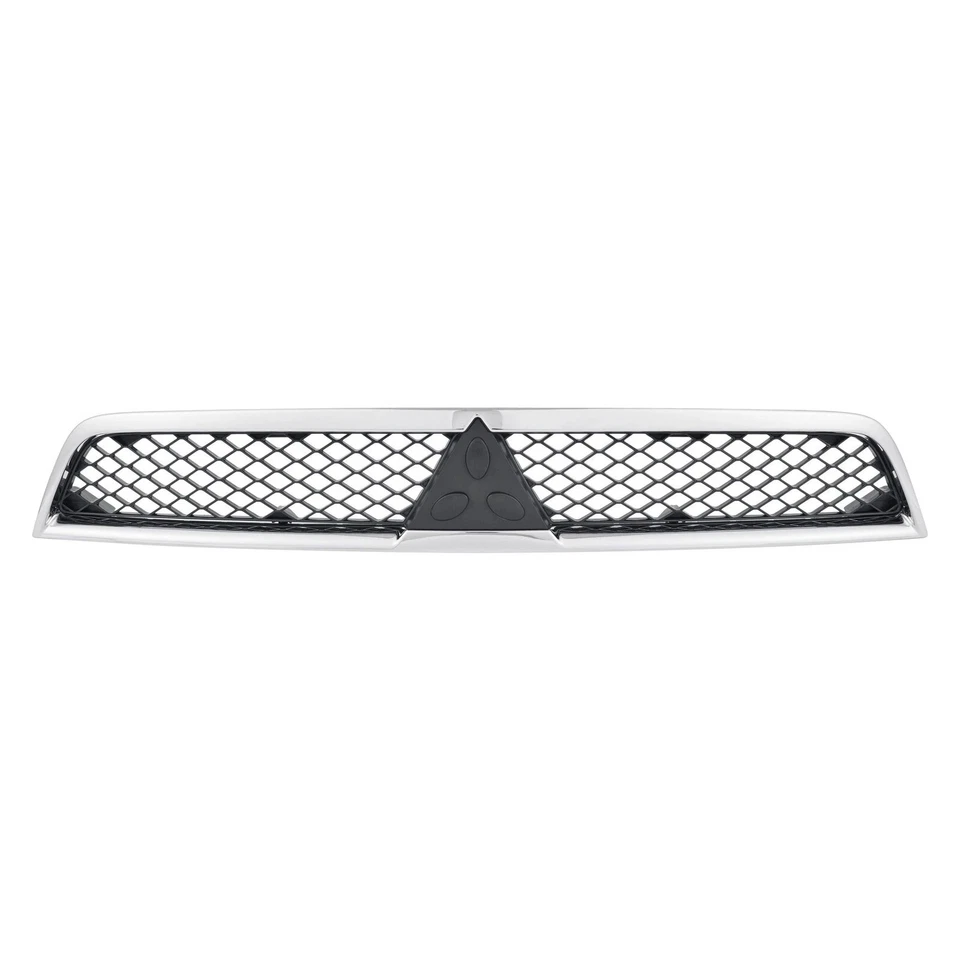 For 2008-2015 Front Chrome & Black Bumper Upper Lower Grille Mitsubishi Lancer — 第 3/4 张图片