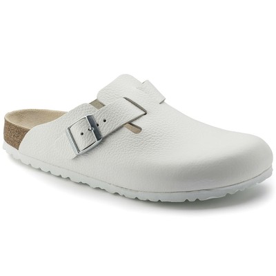 white birkenstock clogs