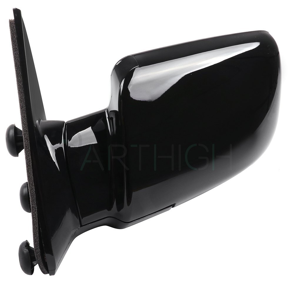 Power Side Mirror - Passenger Side (Right) For 1988-1998 Chevy C/K1500 - Paintable, Manual Fold