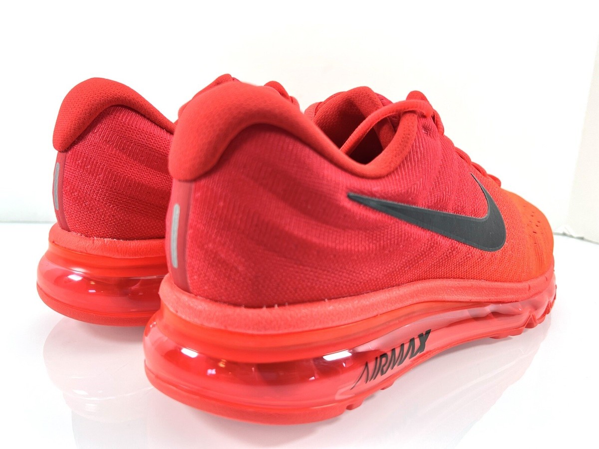 赤本 NIKE AIR MAX 2017 BRIGHT CRIMSON BLACK 849559 602 sz 9 | eBay