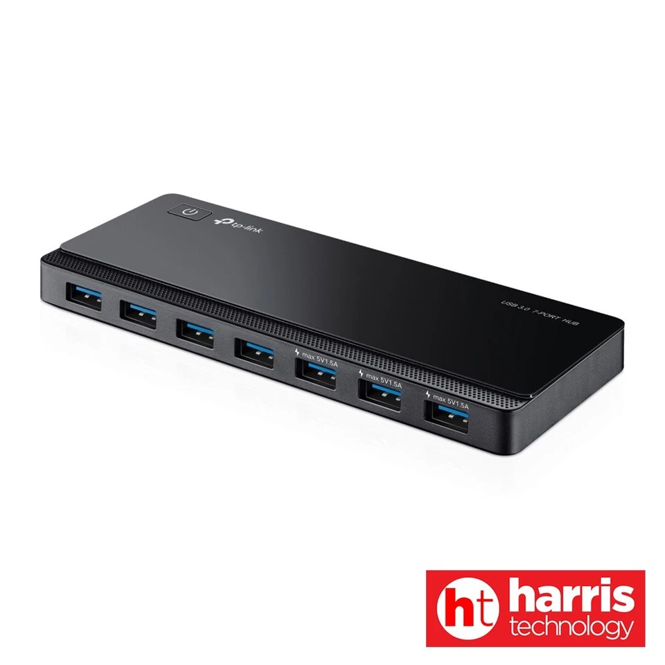 TP-Link UH700 USB 3.0 7-Port Hub Transfer Speeds up to 5Gbps for PC, Mac, Linux