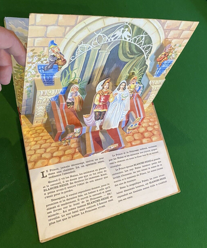 Pop Up - Snow White - Lucos Editions, circa 1950 Very Nice Condition - Picture 6 of 7