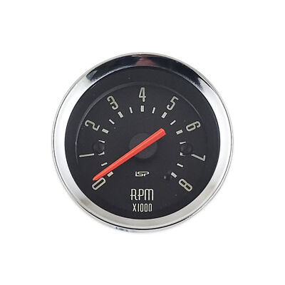 VW BUG BUS GHIA ISP 2-1/16'' MINI 8,000 RPM TACHOMETER DASH RALLY GAUGE FACE