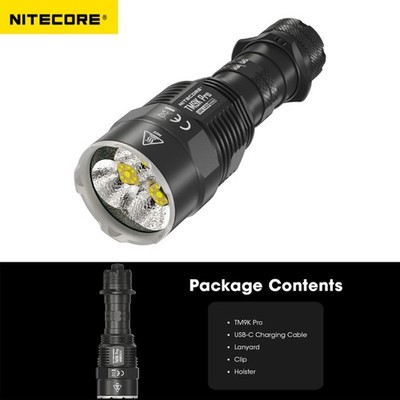 Nitecore TM9K Pro Flashlight 9900LM 510m Throw USB-C Rechargable