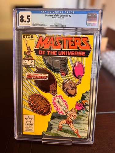 Masters of the Universe #2 CGC 8.5 VF+ Star Comics 1986 Meteorbs Appearance Key