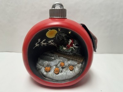 NWT NIGHTMARE BEFORE CHRISTMAS SANTA JACK LIGHTED DIORAMA DISPLAY