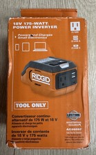 RIDGID 18V Cordless 175-Watt Power Inverter Tool Only 