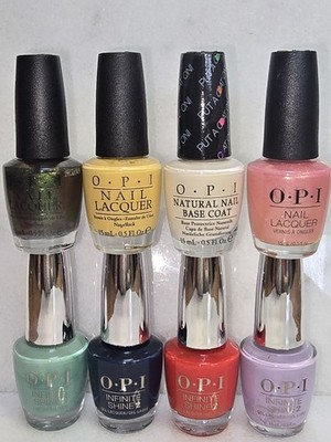 WHOLESALE SET OF 8 ,  OPI Infinite Shine   Nail Polish, Base Coat, & Nail Polish