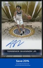 Terrence Shannon Jr 2025-26 Topps Chrome #TAU-TSJ Auto Veterans Gold /50 E78