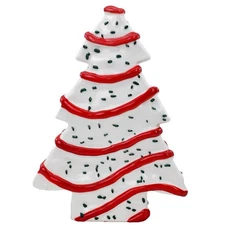 LITTLE DEBBIE Christmas Tree Cake Ceramic LED RARE ! 12” BNWT!!