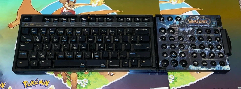 Ideazon Zboard World Of Warcraft Keyboard Keys Cover Cataclysm Folding Gaming  - Image 2 of 4