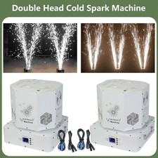 2X 1500W Spining Large Cold Spark Machine Double Fireworks DMX Sparkler Machine