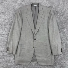 Brioni Blazer Men’s 44L Plaid 100% Cashmere Palatino Made In Italy Old Money