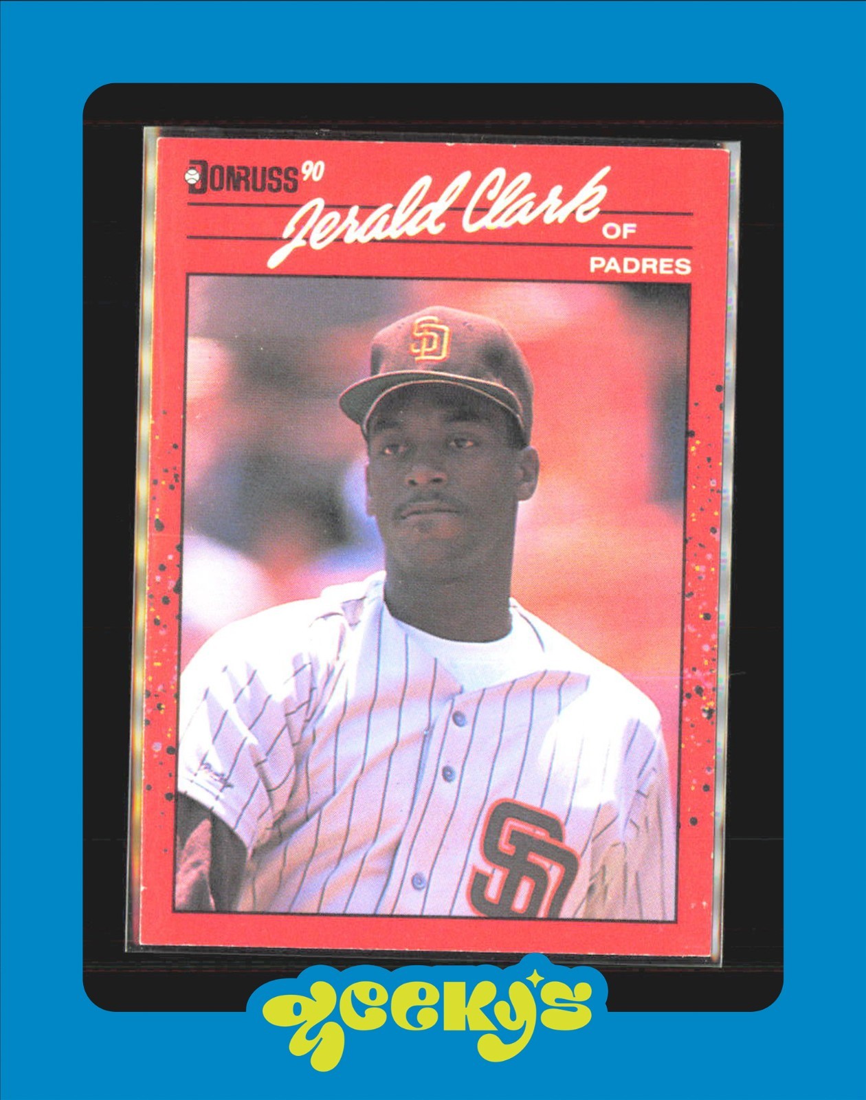 1990 Donruss - Jerald Clark #593 Padres $2MIN SHIPPING