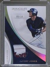 2017 Panini Immaculate Swatches Laundry Tag 6/10 JaCoby Jones #S-JJ Patch 0a6