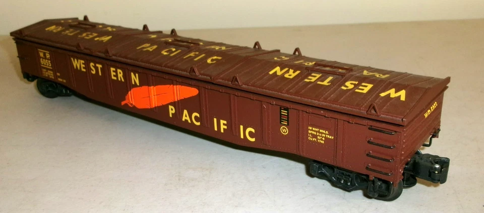 K-Line Trains Western Pacific Die Cast Gondola with Roof Covers Item #K652-2171 - Image 2 of 4