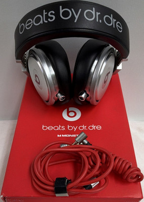 Monster Beats Pro by Dr. Dre Beats Headphones Black/Silver CLEAN w/Box Tested