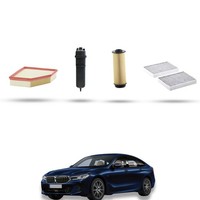 Hoffcar Set Service - 4 Filter FüR Bmw Serie 6 (G32GT) 640D Hybrid 250Kw Von 2
