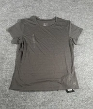 NEW Arcteryx Women's Taema Crew Short Sleeve Black Heather Medium SS NWT