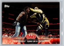 Goldust Turns on R-Truth - Raw 2018 Topps WWE Road To Wrestlemania #37