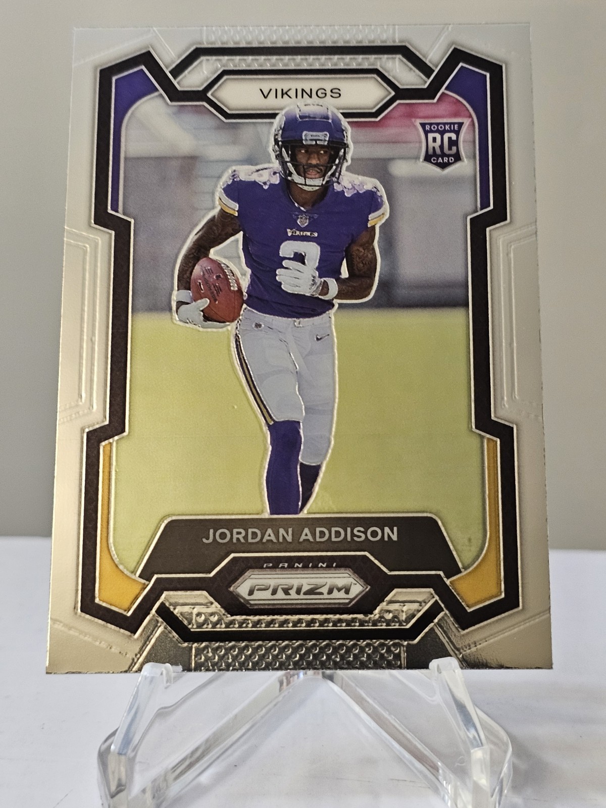2023 Panini Prizm Jordan Addison Rookie Card # 368
