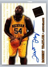 1998 press pass se basketball robert traylor authentics autograph card