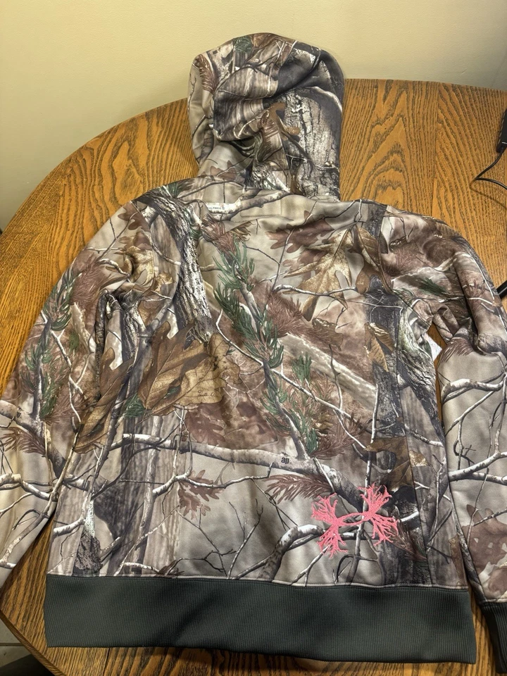 Mujer Under Armour RealTree Camuflaje Cremallera Foto 2 de 4