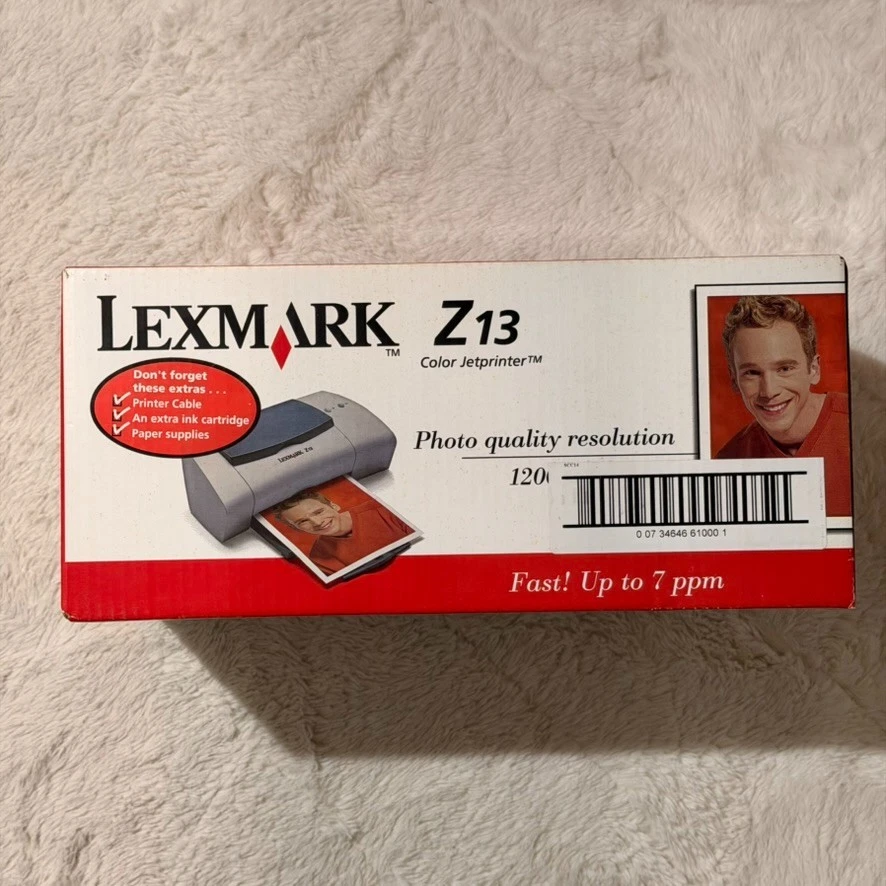 Lexmark Z13 BRAND NEW Inkjet Digital Photo Printer Color Jetprinter - Image 2 of 4