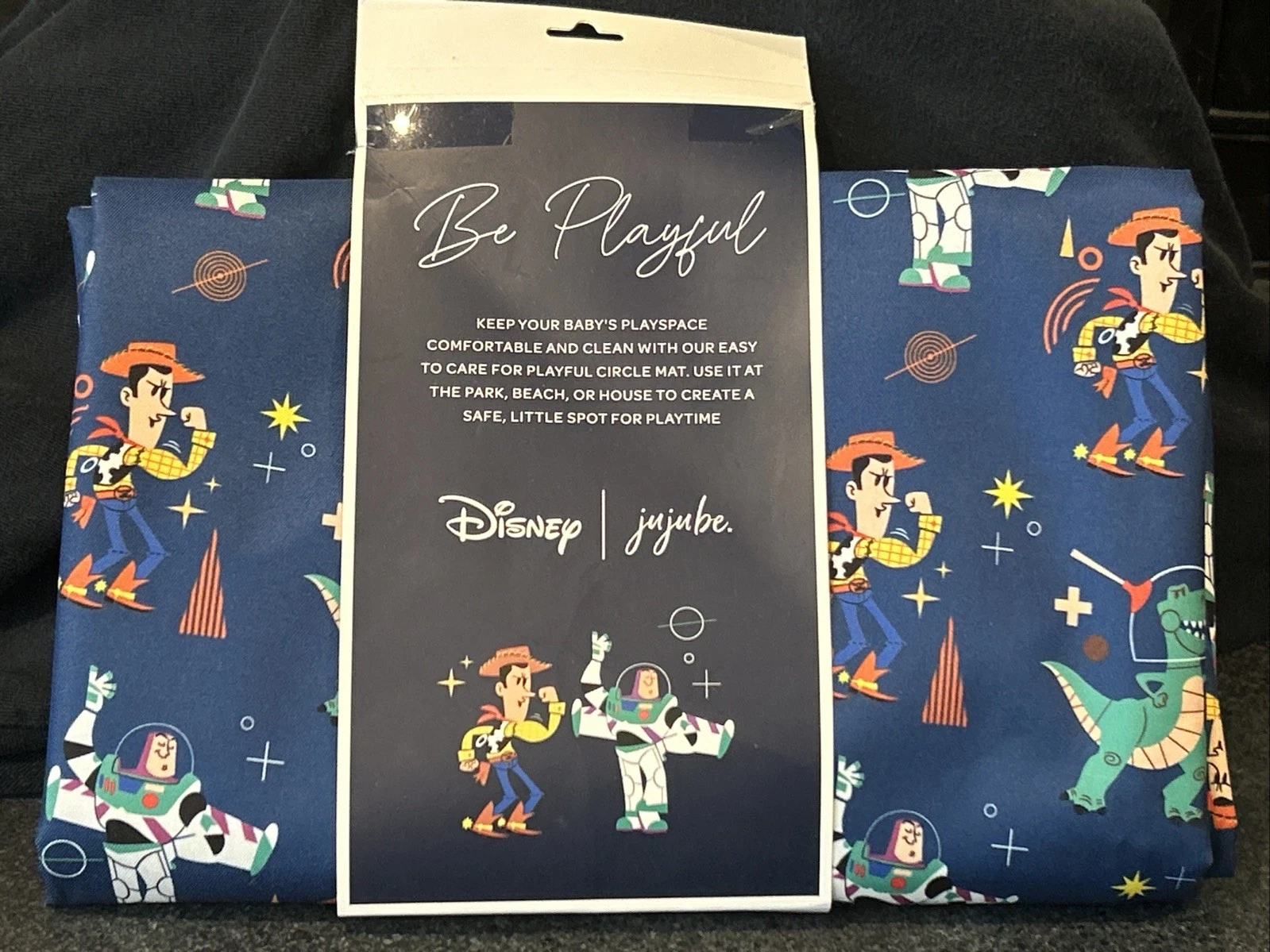 Disney Jujube TOY STORY Round Play Mat • Machine Washable ✅ Be Playful PIXAR