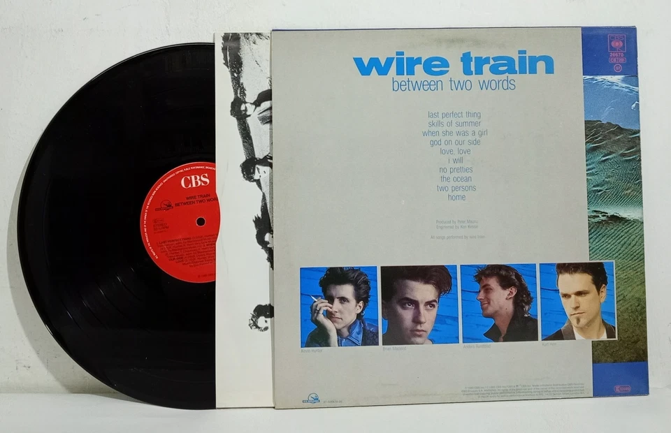 04481 Lp - 33 giri - Wire Train - between two words - 1985 CBS  - Immagine 2 di 4